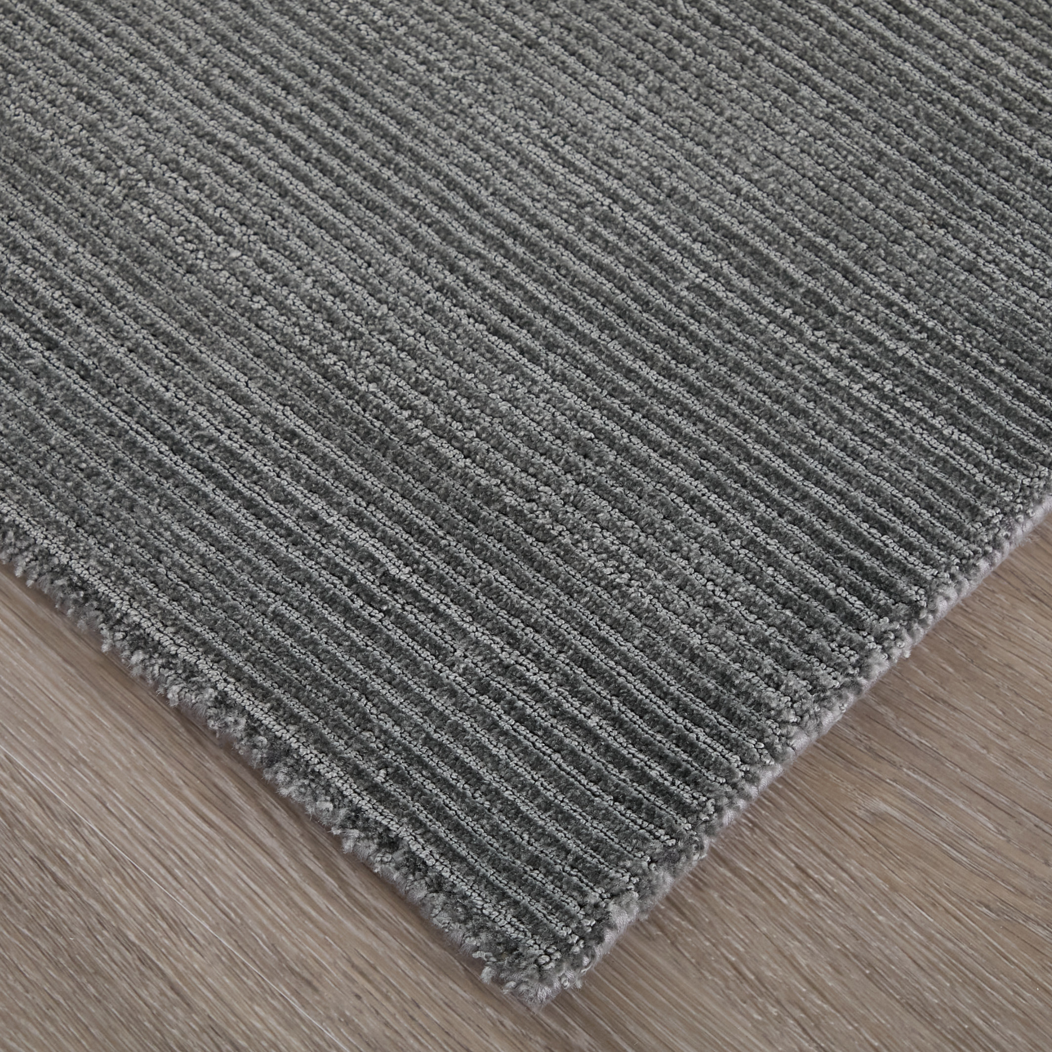 Feizy Abbott Modern Solid 8A24F Gray Area Rug - Image 3