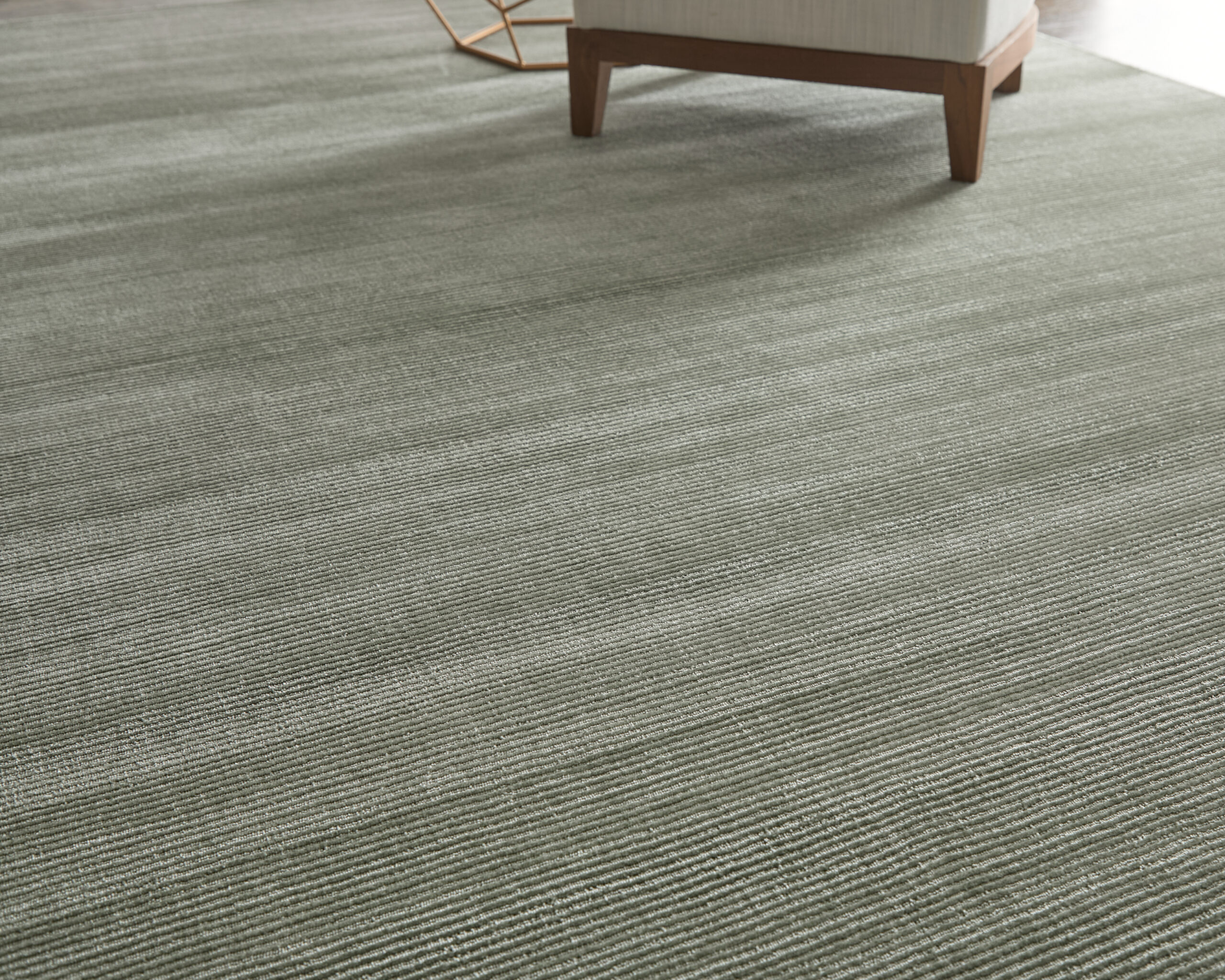 Feizy Abbott Modern Solid 8A24F Green Area Rug - Image 2