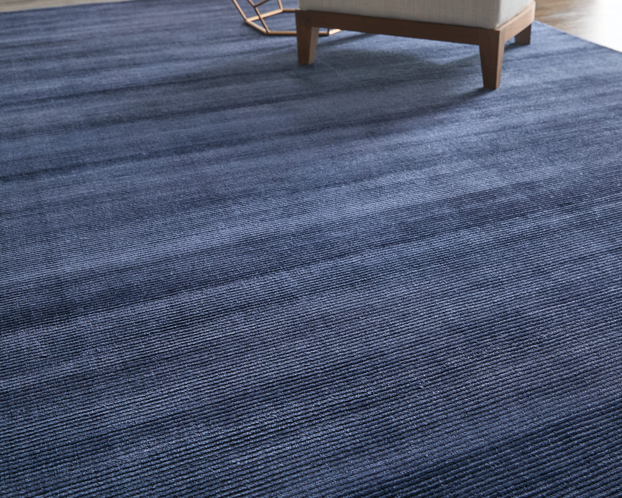 Feizy Abbott Modern Solid 8A24F Blue Area Rug - Image 2