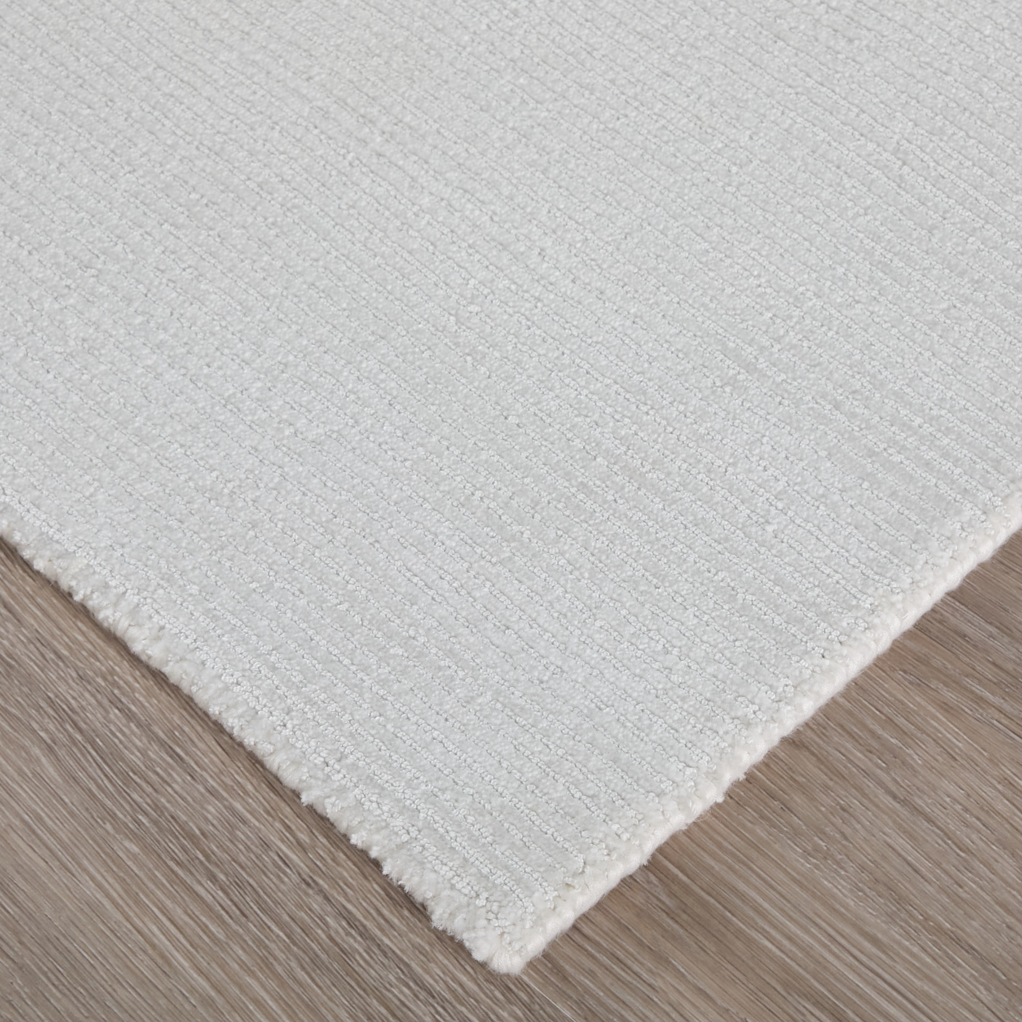 Feizy Abbott Modern Solid 8A24F White Area Rug - Image 3