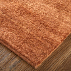 Alternative view of Feizy Agape Modern Abstract 69H8F Orange/White Area Rug