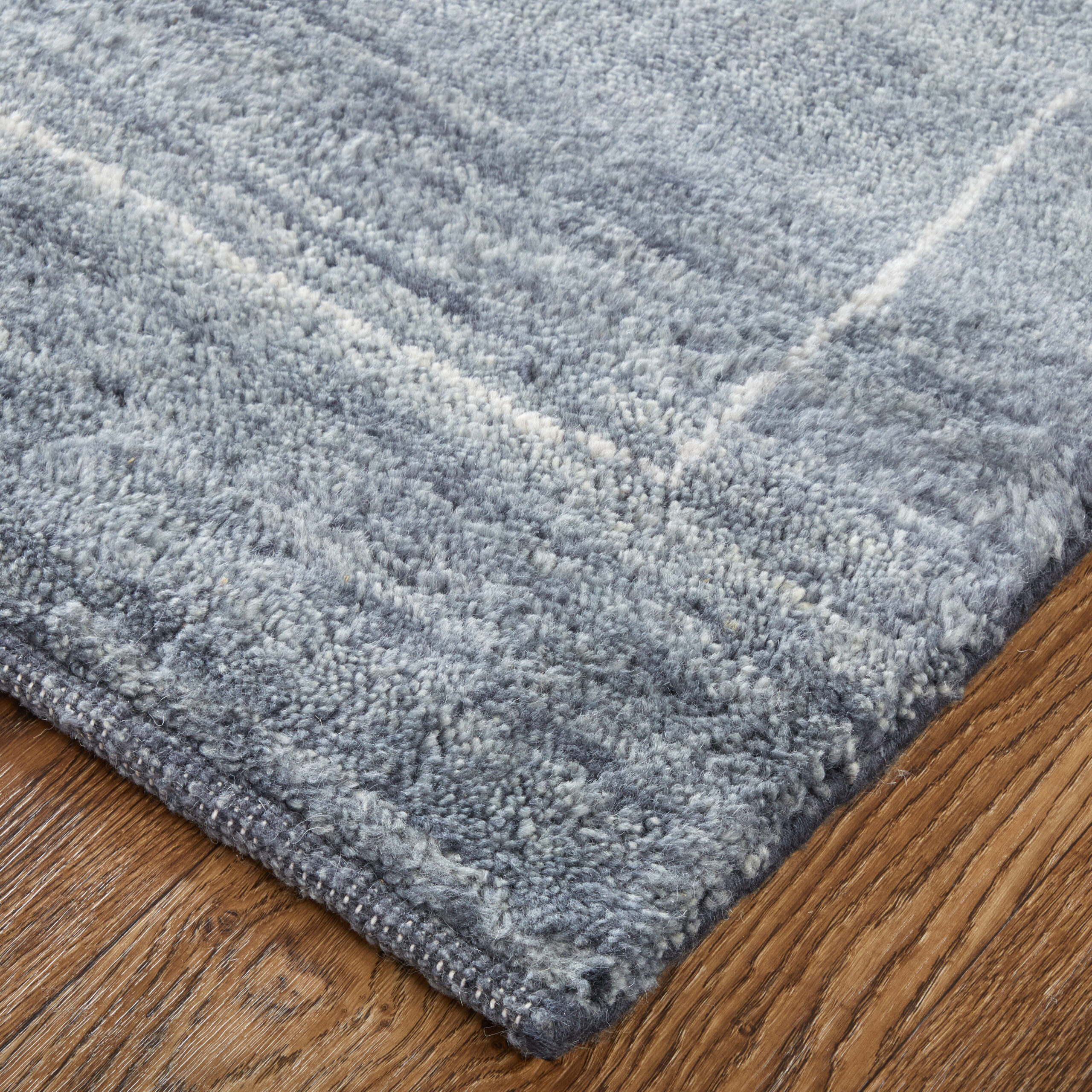 Feizy Agape Modern Abstract 69H9F Gray/Ivory Area Rug - Image 2
