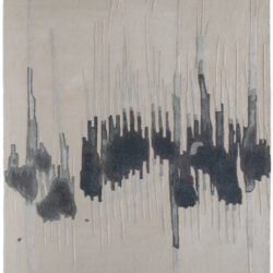 Feizy Anya Transitional Abstract 8882F Ivory/Blue/Gray Area Rug