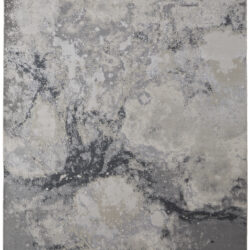 Feizy Astra Transitional Abstract 39L3F Gray/Ivory Area Rug