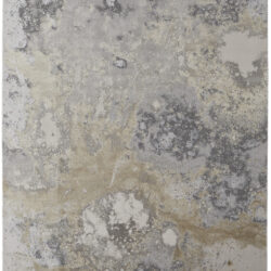 Feizy Astra Transitional Abstract 39L3F Gray/Gold/Ivory Area Rug
