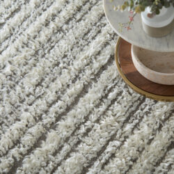 Alternative view of Feizy Ashby Transitional Stripes 8906F Ivory/Gray Area Rug