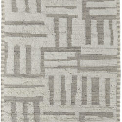 Feizy Ashby Transitional Geometric 8909F Gray/Ivory Area Rug