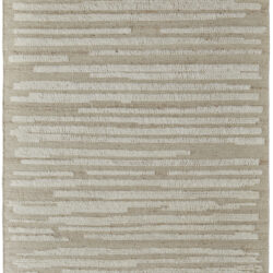 Feizy Ashby Transitional Stripes 8910F White/Tan Area Rug