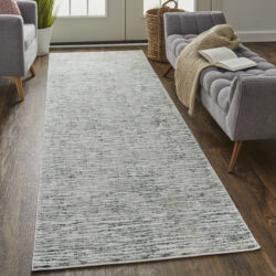 Alternative view of Feizy Atwell Transitional Abstract 3218F Gray/Green/Ivory Area Rug