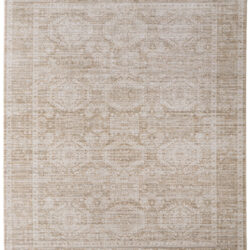 Feizy Augustine Traditional Medallion 39TUF Tan/Ivory Area Rug