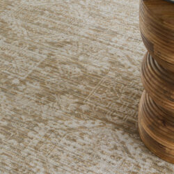 Alternative view of Feizy Augustine Traditional Medallion 39TUF Tan/Ivory Area Rug