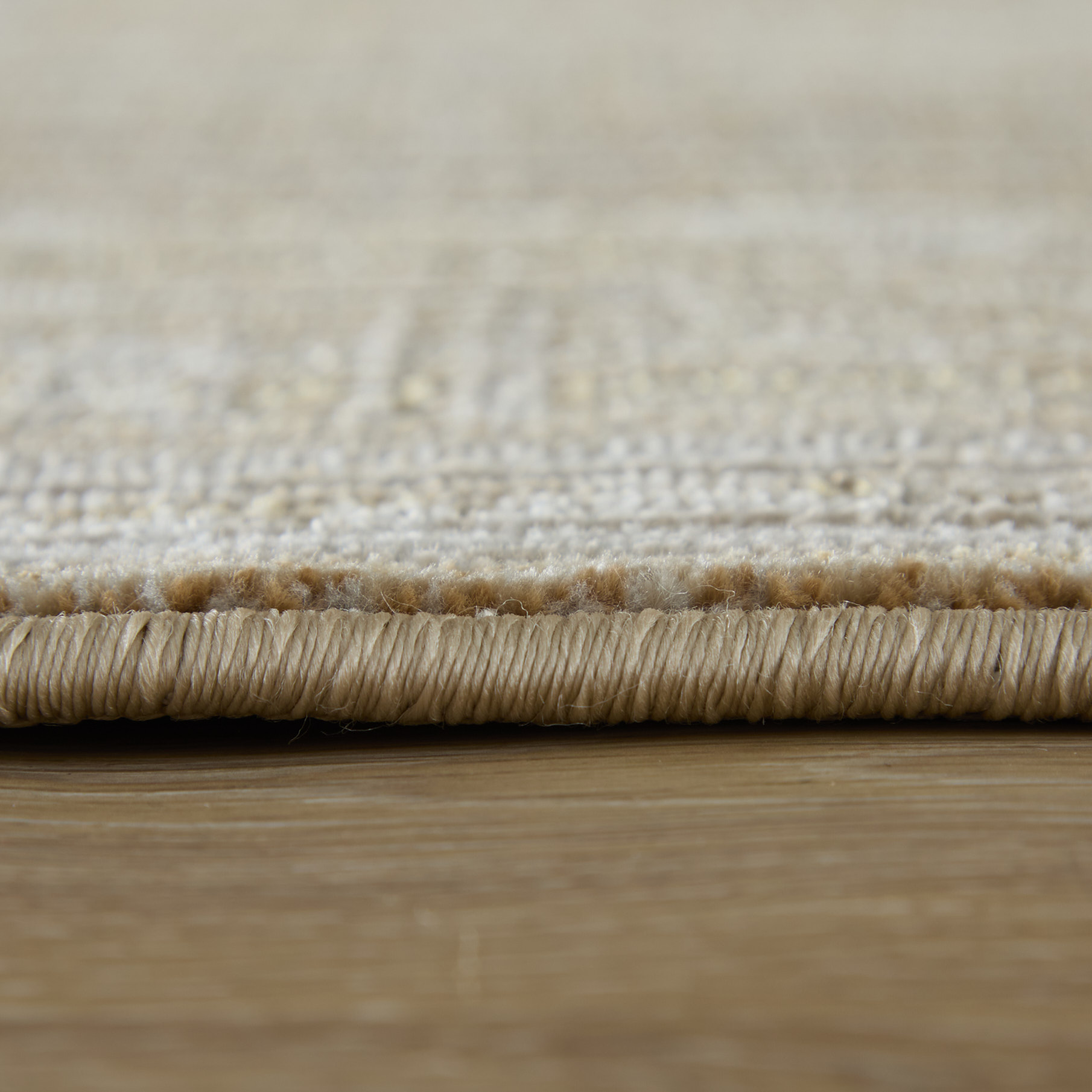 Feizy Augustine Traditional Medallion 39TUF Tan/Ivory Area Rug - Image 6