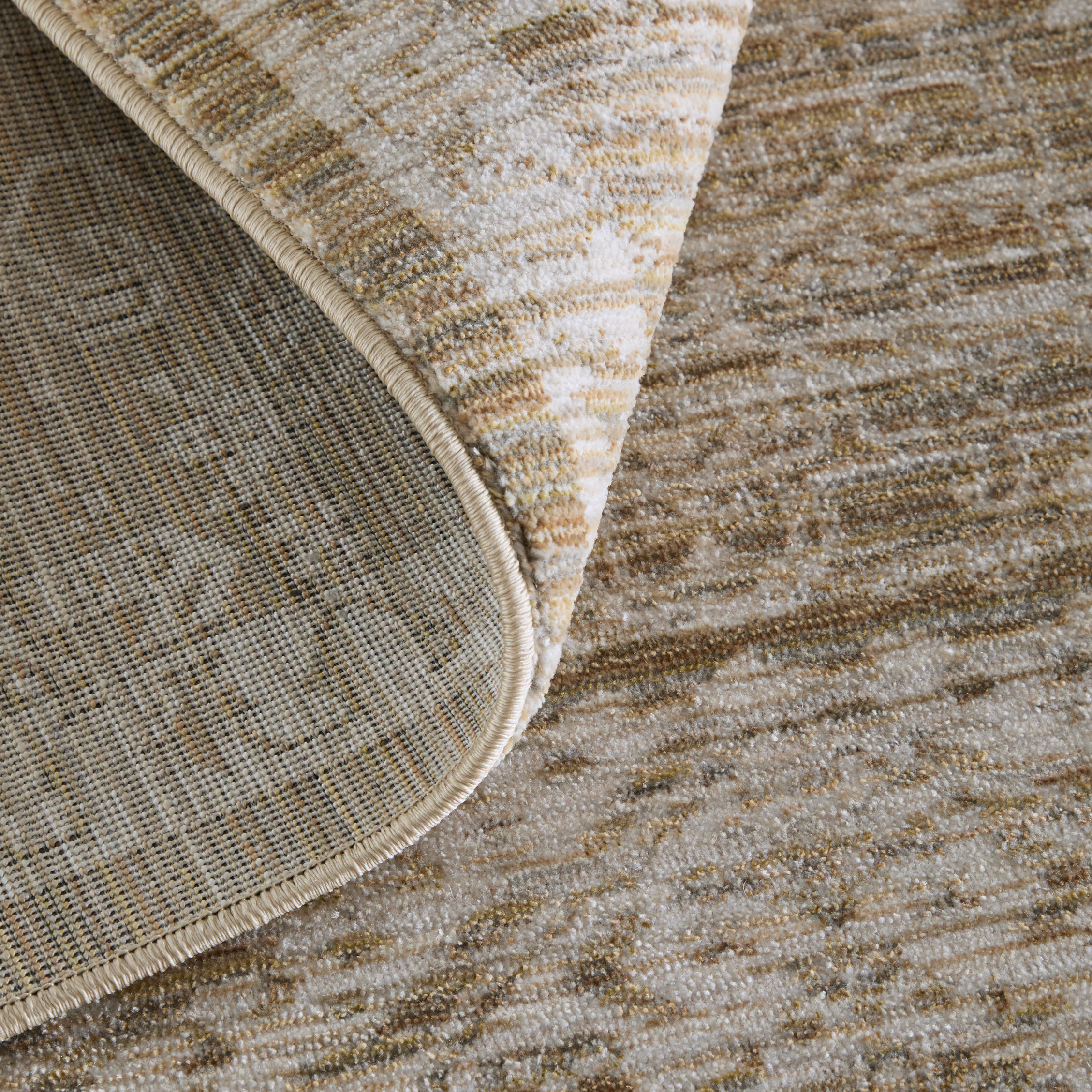 Feizy Augustine Traditional Medallion 39TUF Tan/Ivory Area Rug - Image 8