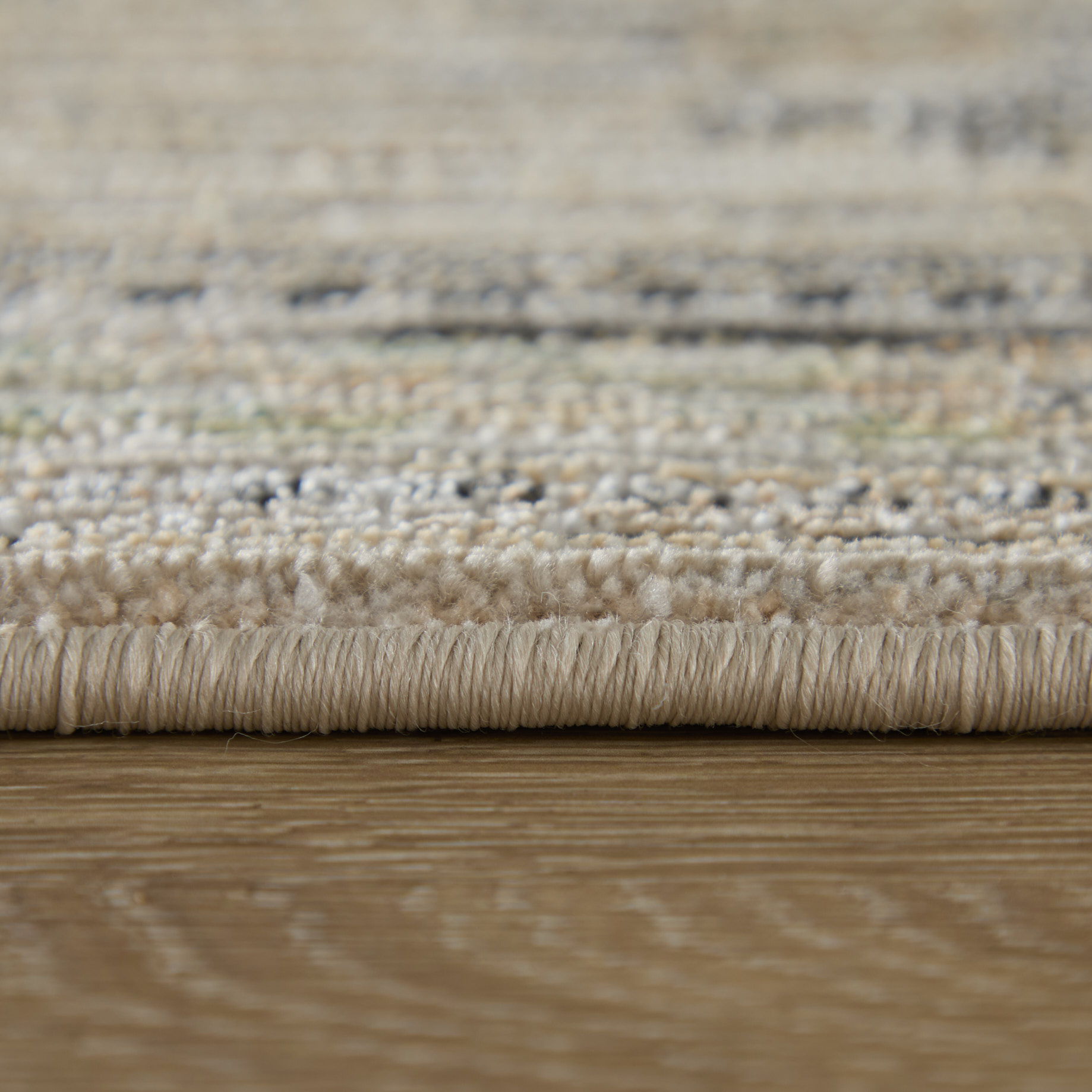 Feizy Augustine Traditional Medallion 39TVF Tan/Green/Ivory Area Rug - Image 6