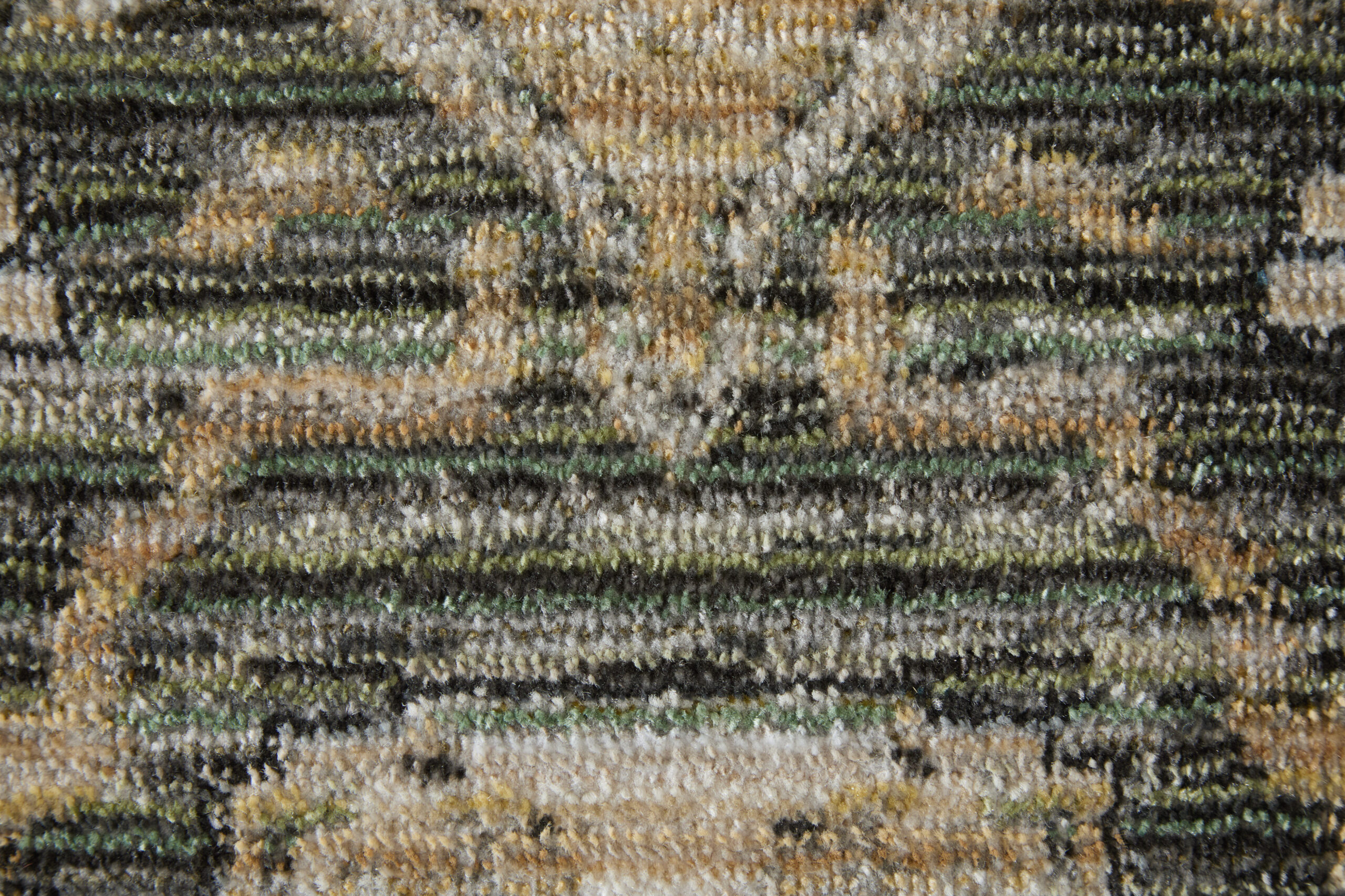 Feizy Augustine Traditional Medallion 39TVF Green/Black/Tan Area Rug - Image 5
