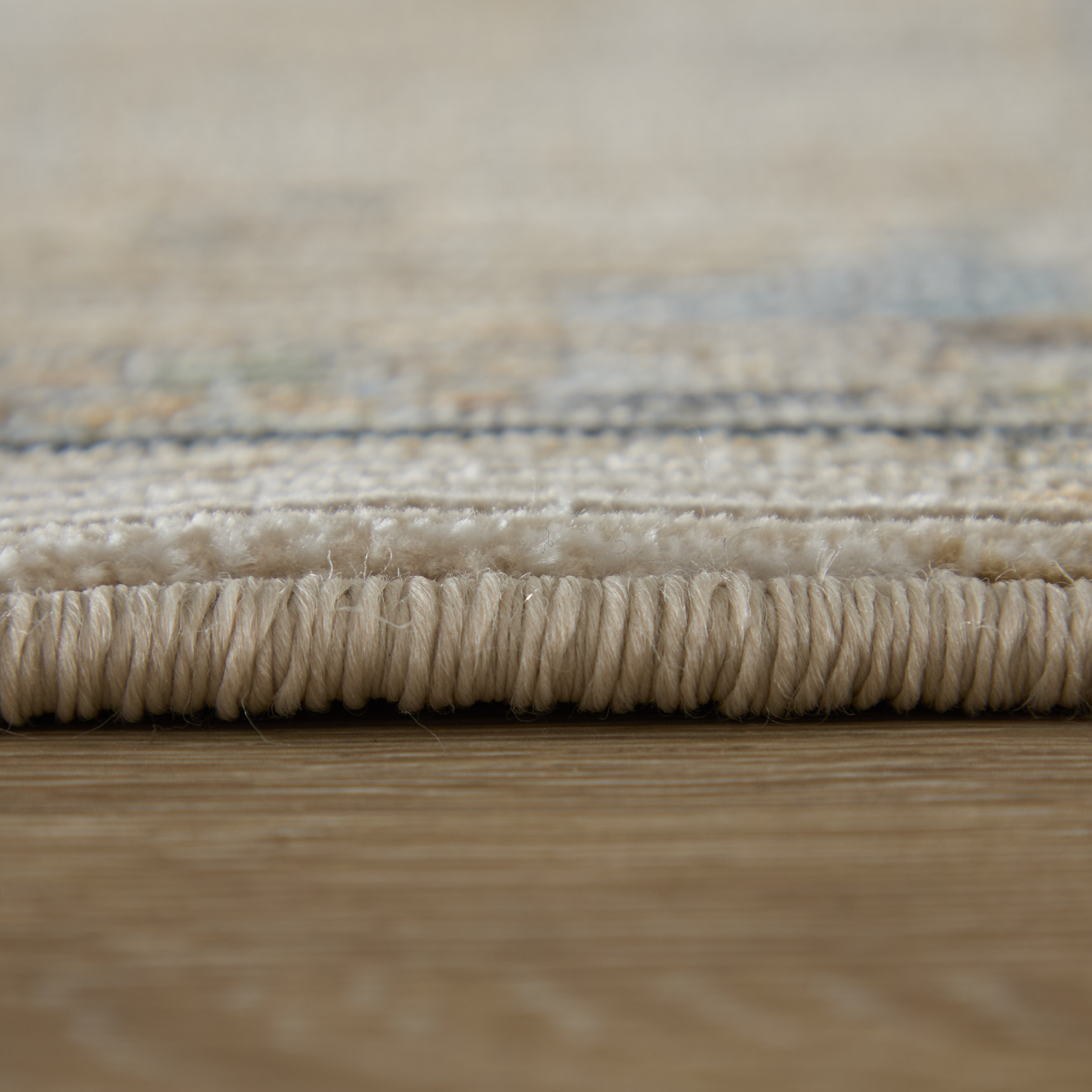 Feizy Augustine Traditional Floral & Botanical 39TYF Ivory/Tan/Blue Area Rug - Image 6