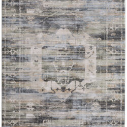 Feizy Augustine Traditional Medallion 39U0F Green/Blue/Ivory Area Rug