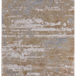 Feizy Aura Modern Abstract 3567F Ivory/Gold/Gray Area Rug
