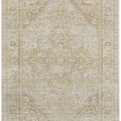 Feizy Aura Modern Oriental 3734F Ivory/Gold Area Rug