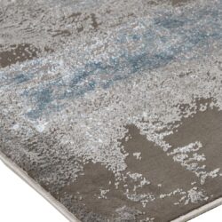 Alternative view of Feizy Azure Modern Abstract 3406F Gray/Ivory/Blue Area Rug