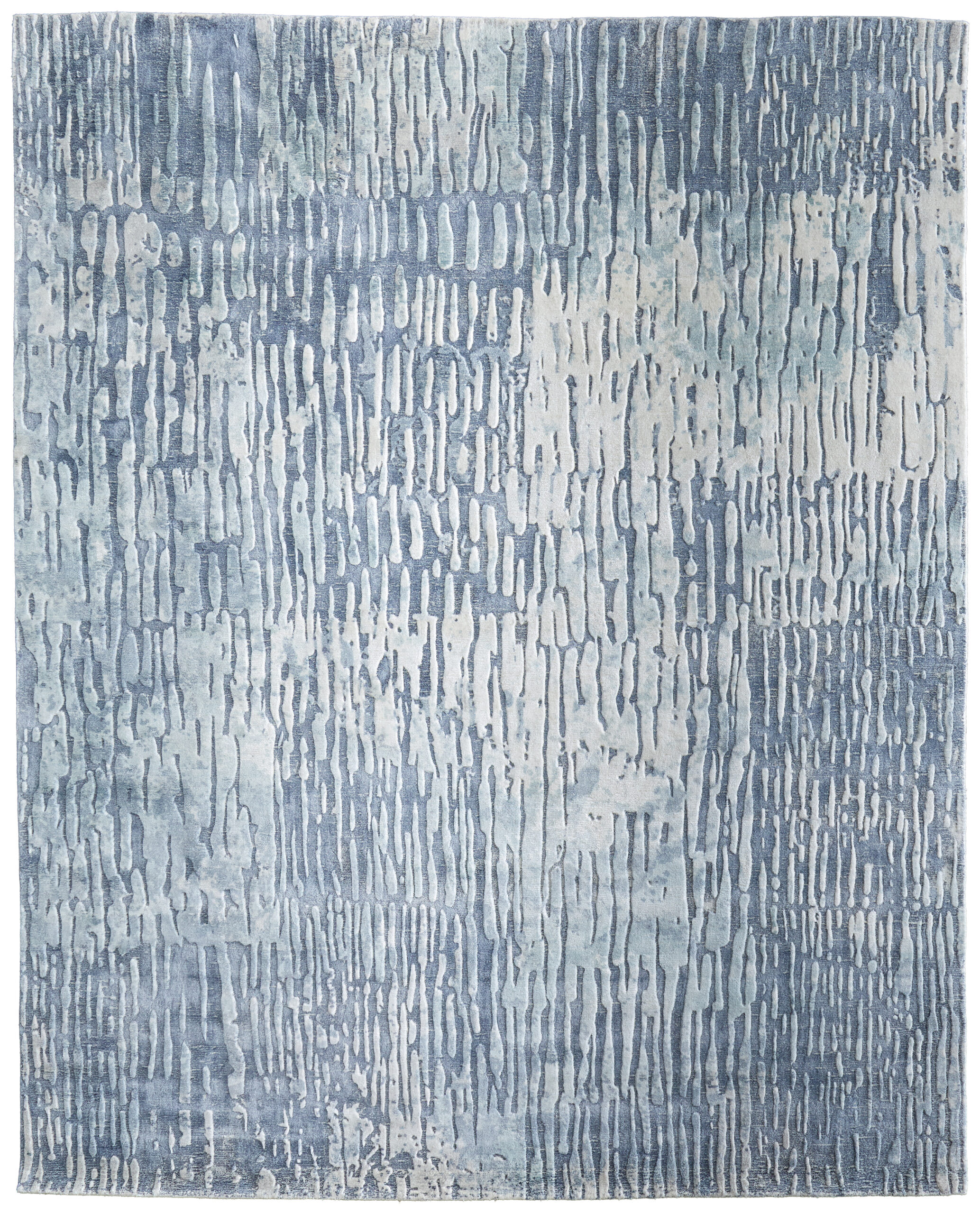 Feizy Braden Modern Abstract 8A49F Blue/Ivory Area Rug