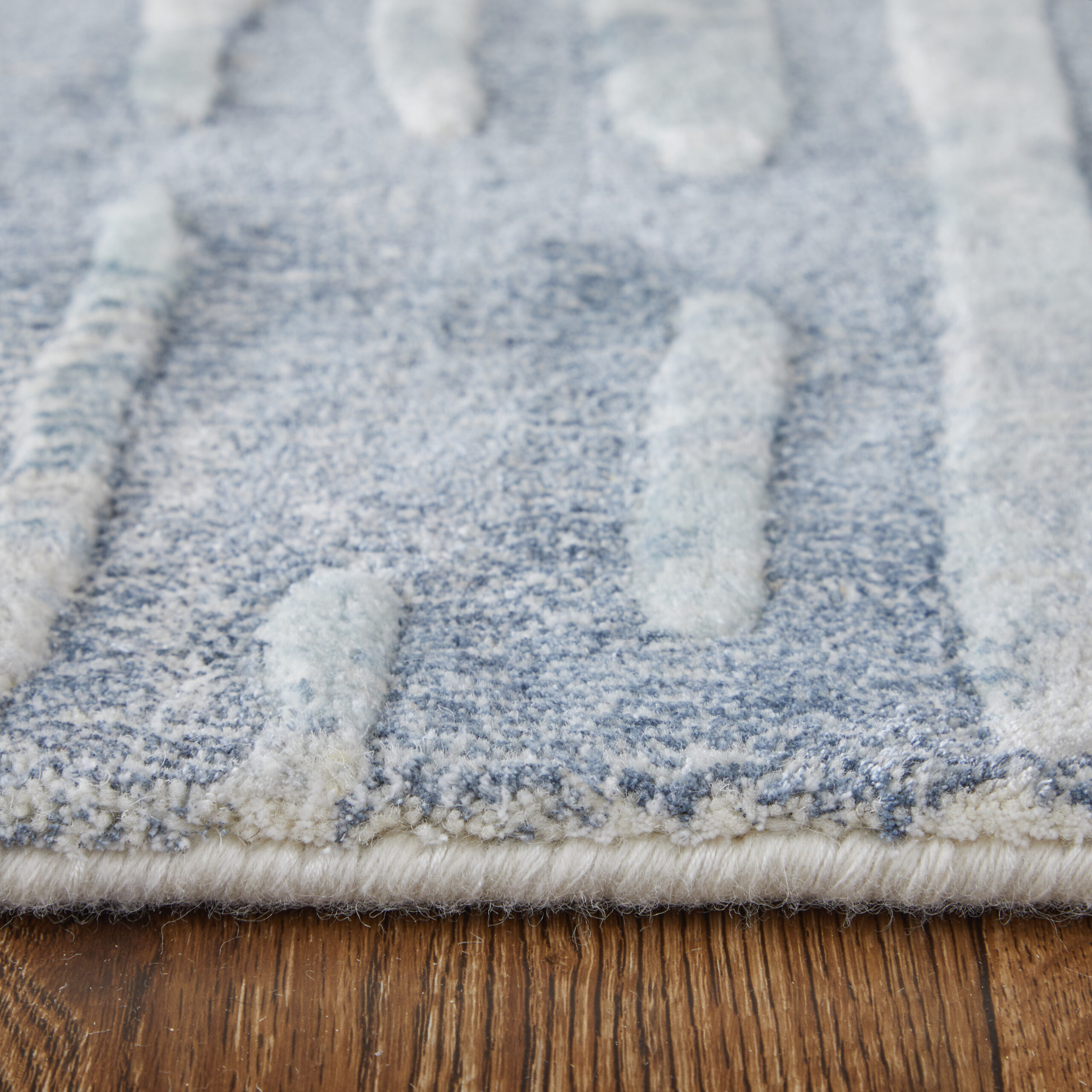 Feizy Braden Modern Abstract 8A49F Blue/Ivory Area Rug - Image 5