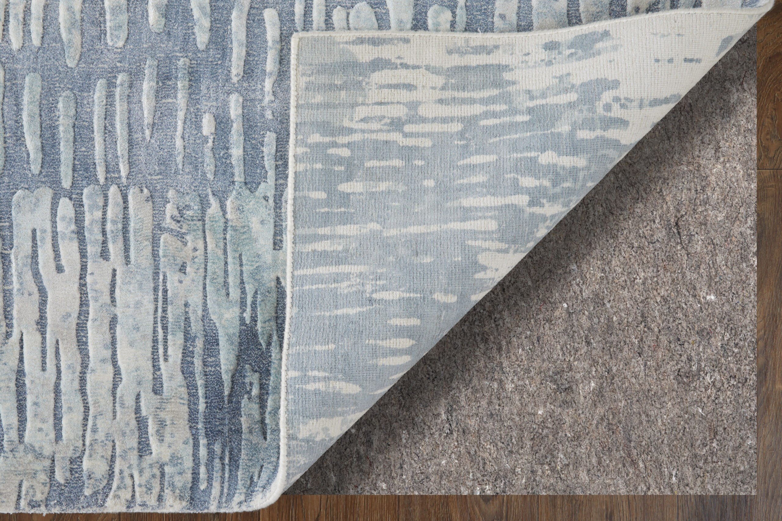 Feizy Braden Modern Abstract 8A49F Blue/Ivory Area Rug - Image 7