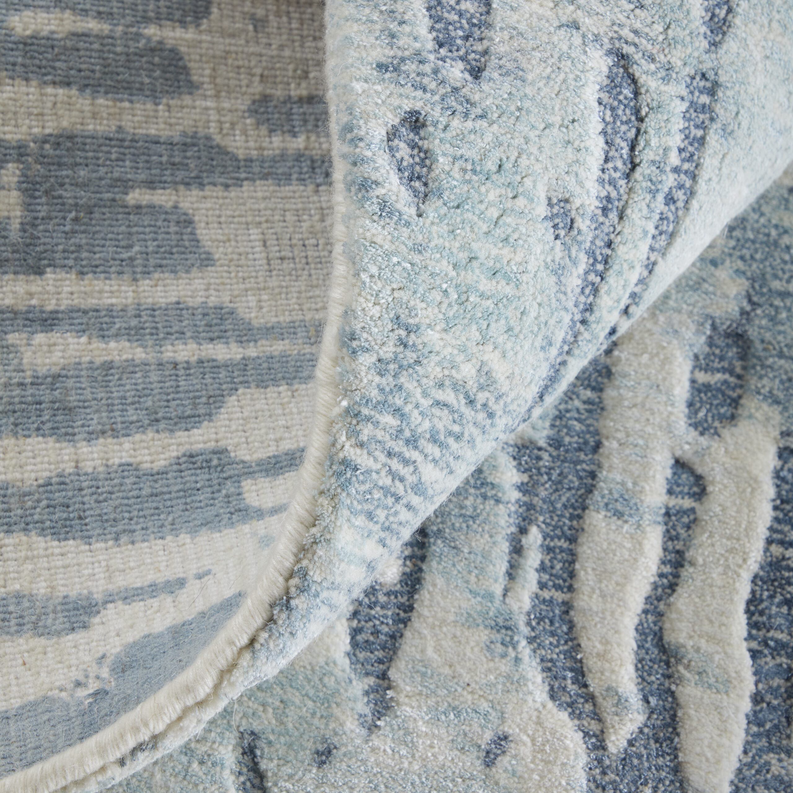 Feizy Braden Modern Abstract 8A49F Blue/Ivory Area Rug - Image 8