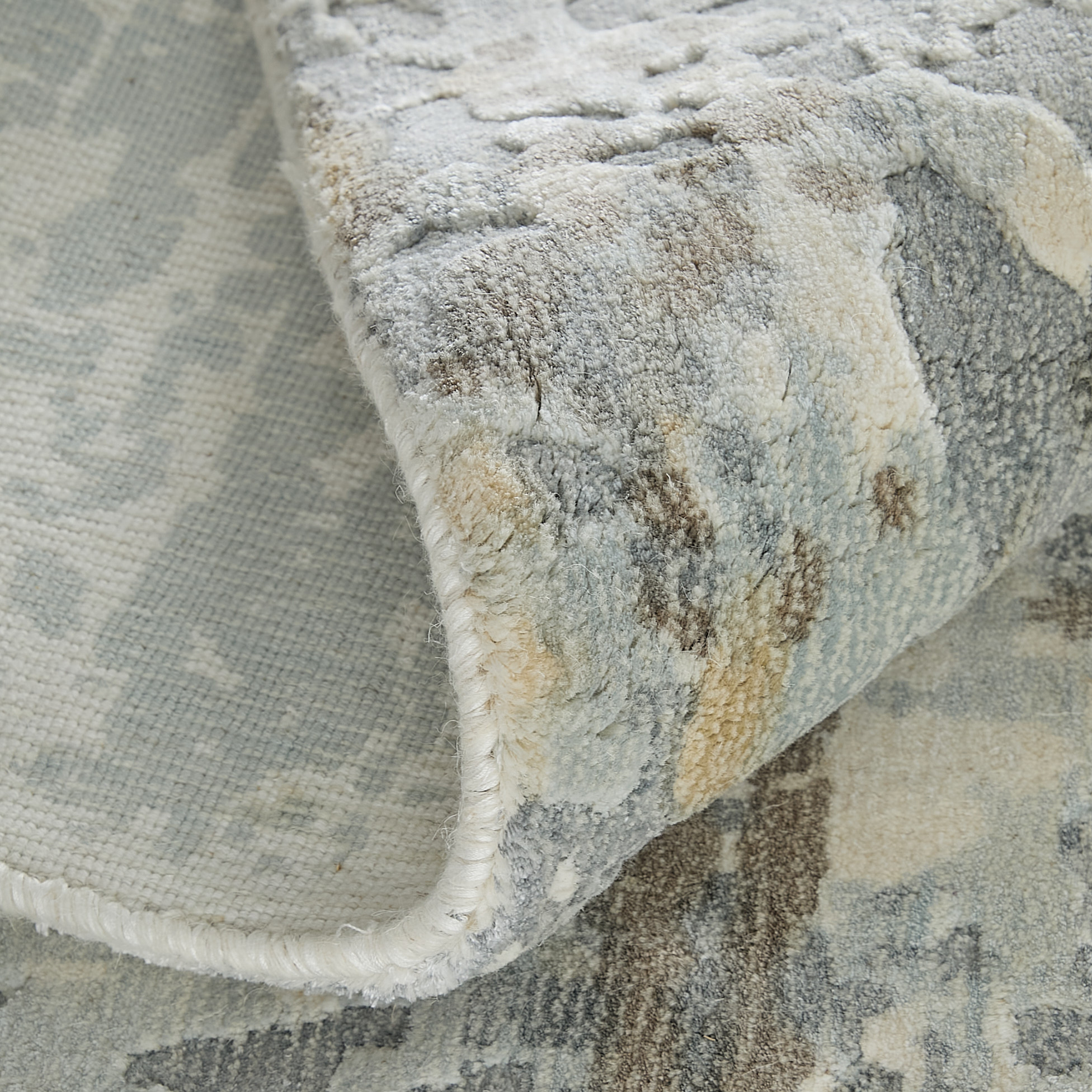 Feizy Braden Modern Abstract 8A51F Blue/Gray/Brown Area Rug - Image 12