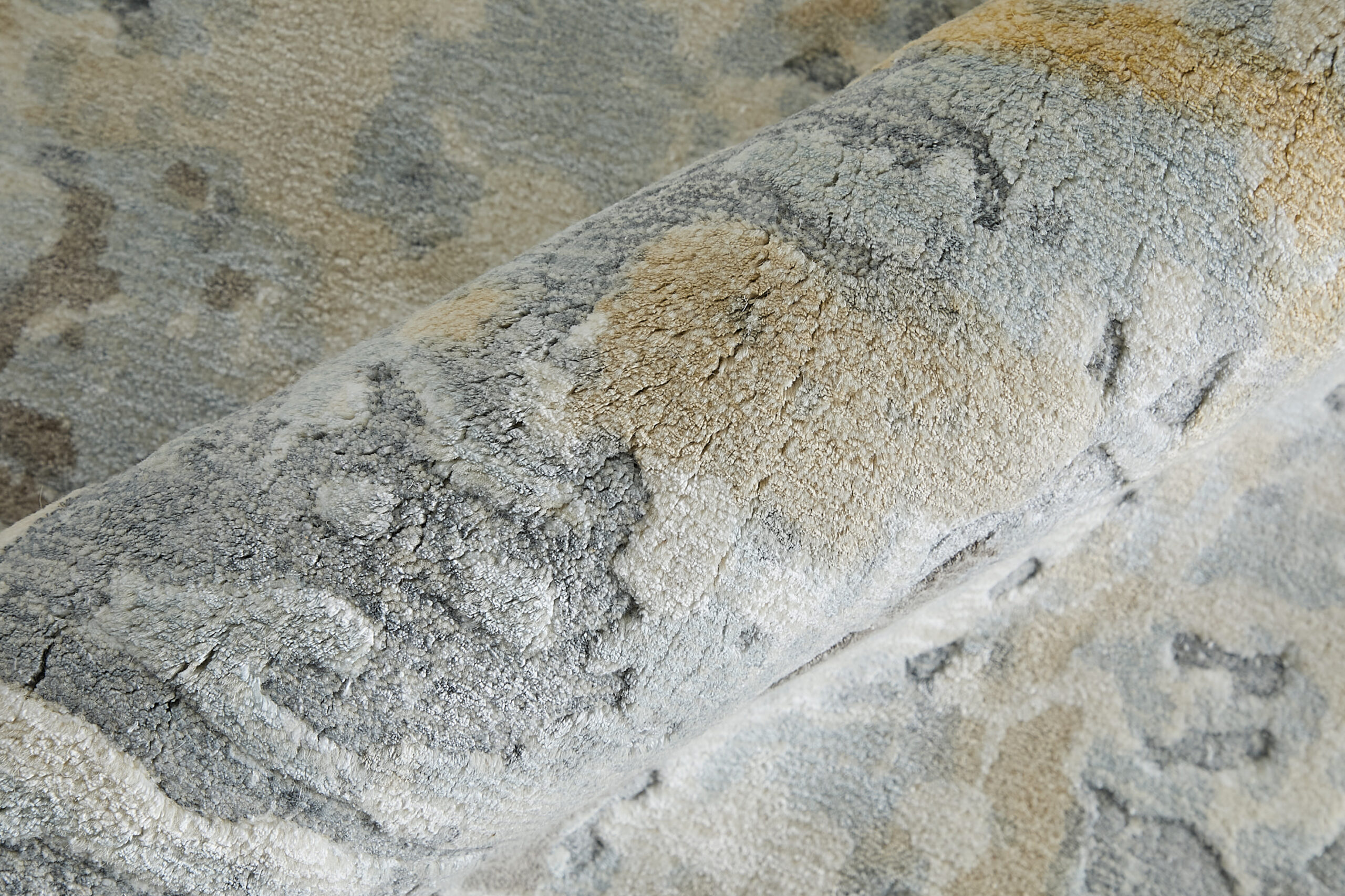 Feizy Braden Modern Abstract 8A51F Blue/Gray/Brown Area Rug - Image 4