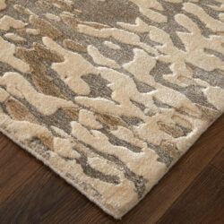 Alternative view of Feizy Braden Modern Abstract 8A52F Tan/Taupe Area Rug