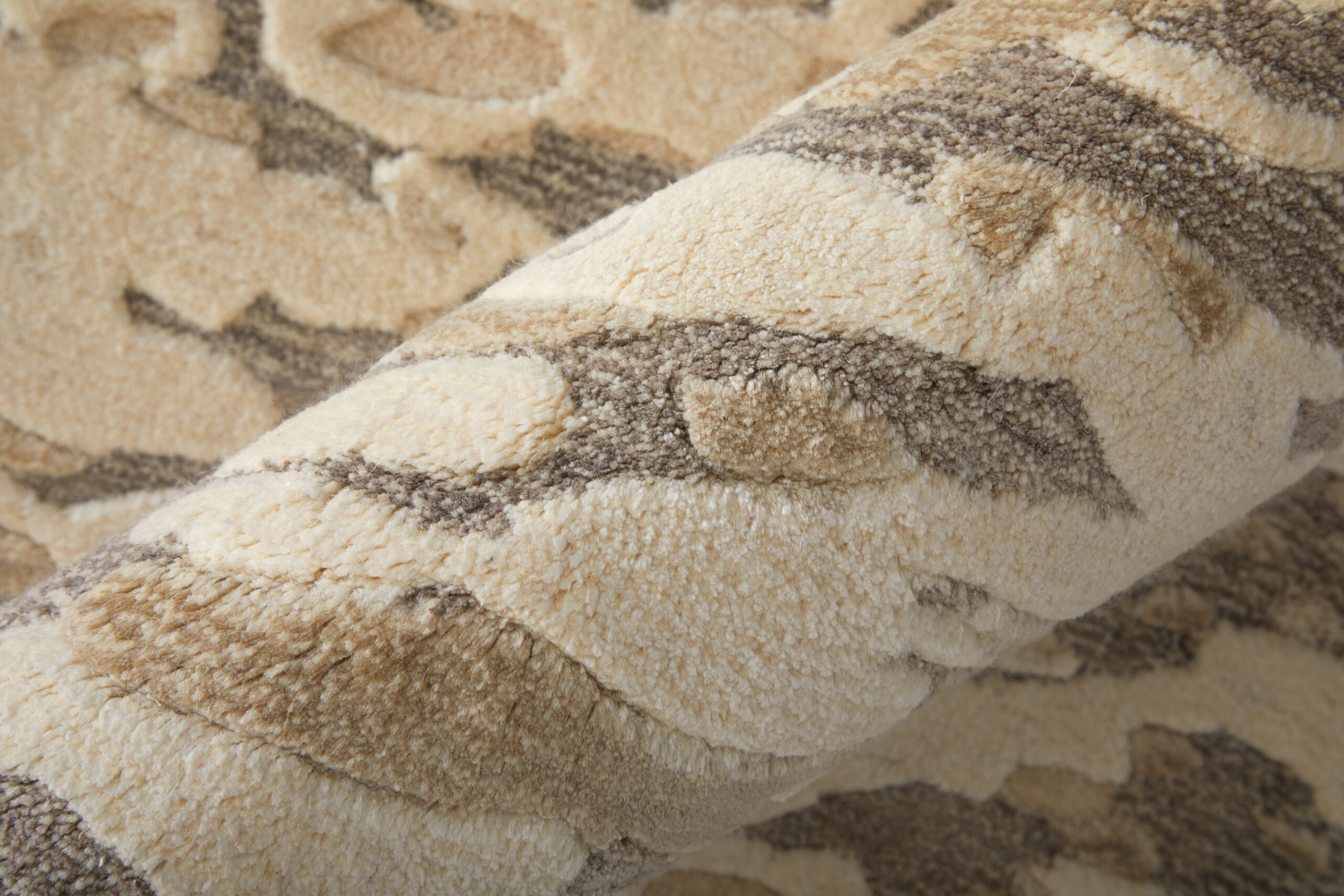 Feizy Braden Modern Abstract 8A52F Tan/Taupe Area Rug - Image 3