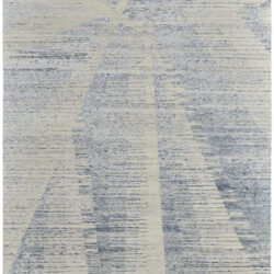Feizy Brighton Modern Abstract 69CHF Ivory/Blue/Silver Area Rug