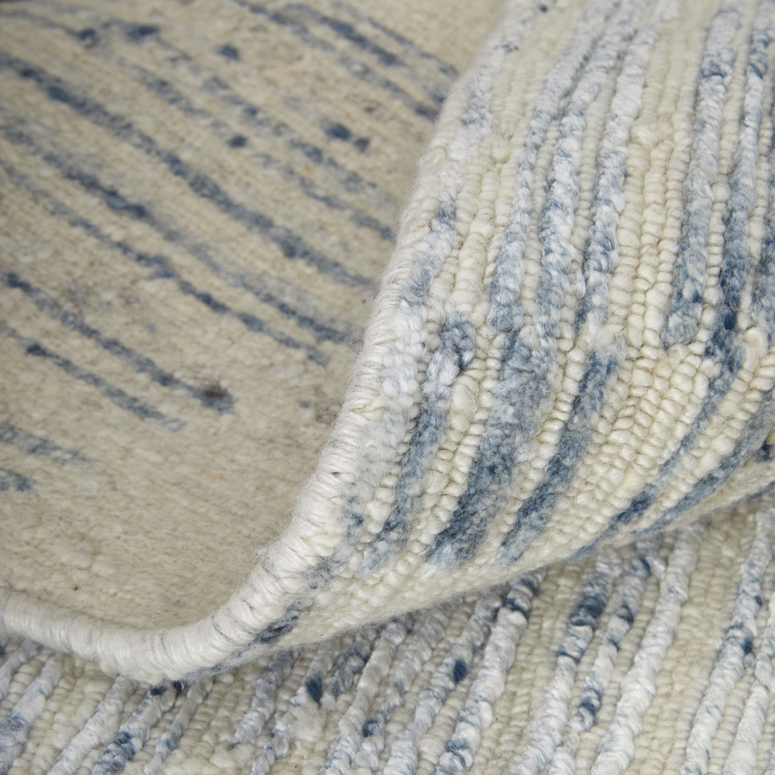 Feizy Brighton Modern Abstract 69CHF Ivory/Blue/Silver Area Rug - Image 10