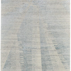 Feizy Brighton Modern Abstract 69CHF Blue/Ivory/Silver Area Rug