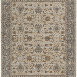 Feizy Celene Traditional Bordered 39KVF Tan/Ivory/Gray Area Rug