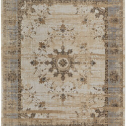 Feizy Celene Traditional Bordered 39KWF Tan/Brown/Gray Area Rug
