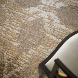 Alternative view of Feizy Celene Traditional Medallion 39L1F Silver/Tan/Gray Area Rug