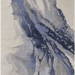 Feizy Clio Modern Abstract 39K2F Blue/Gray/Ivory Area Rug