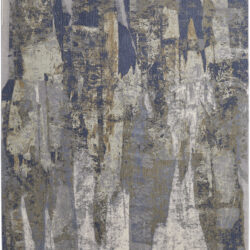 Feizy Clio Modern Abstract 39K6F Blue/Gray/Tan Area Rug