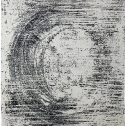 Feizy Coda Modern Abstract 8928F Black/White Area Rug