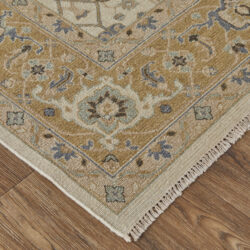 Alternative view of Feizy Corbitt Traditional Oriental 0611F Ivory/Gold Area Rug