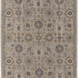 Feizy Corbitt Traditional Oriental 0613F Tan/Blue/Gold Area Rug
