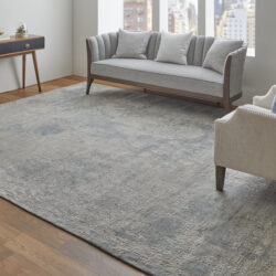 Alternative view of Feizy Eastfield Modern Abstract 6989F Silver/Gray Area Rug