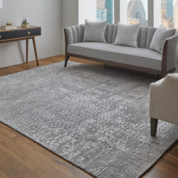 Alternative view of Feizy Eastfield Modern Abstract 69A9F Gray Area Rug