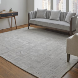 Alternative view of Feizy Eastfield Modern Abstract 69ACF Ivory Area Rug