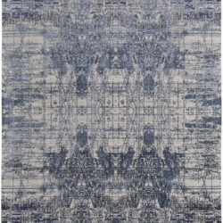 Feizy Eastfield Modern Abstract 69AEF Blue/Ivory Area Rug