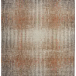 Feizy Eden Modern Abstract 39QPF Ivory/Taupe/Pink Area Rug