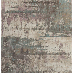 Feizy Eden Modern Abstract 39QRF Ivory/Blue/Purple Area Rug