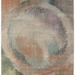 Feizy Eden Modern Abstract 39QTF Brown/Tan/Blue Area Rug